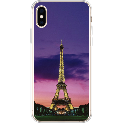 Чехол BoxFace iPhone XS Полночь в Париже