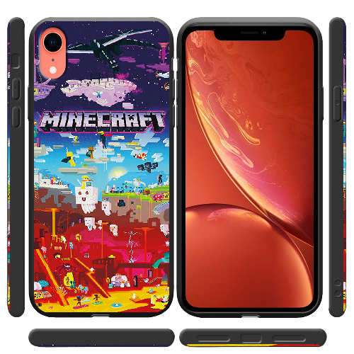 Чехол Boxface iPhone XR Minecraft World Beyond