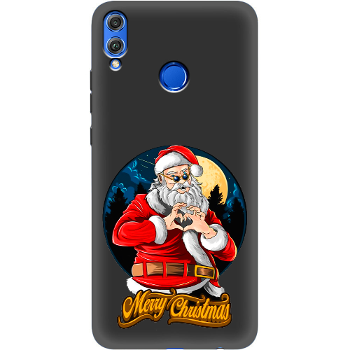 Чехол BoxFace Honor 8x Cool Santa and heart