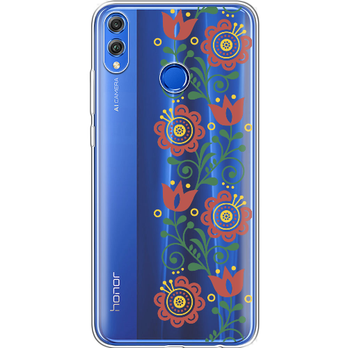 Чехол BoxFace Honor 8x Ethno Flower