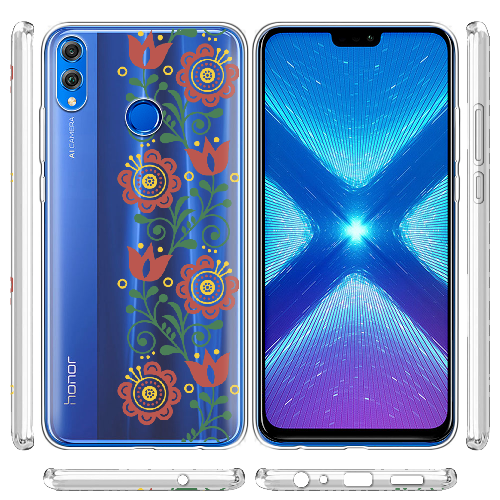 Чехол BoxFace Honor 8x Ethno Flower