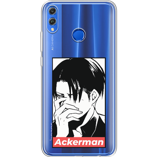 Чехол BoxFace Honor 8x Attack On Titan - Ackerman