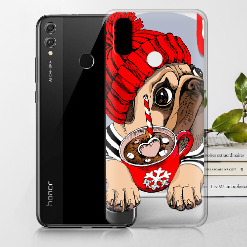 Чехол BoxFace Honor 8x Winter Puggy