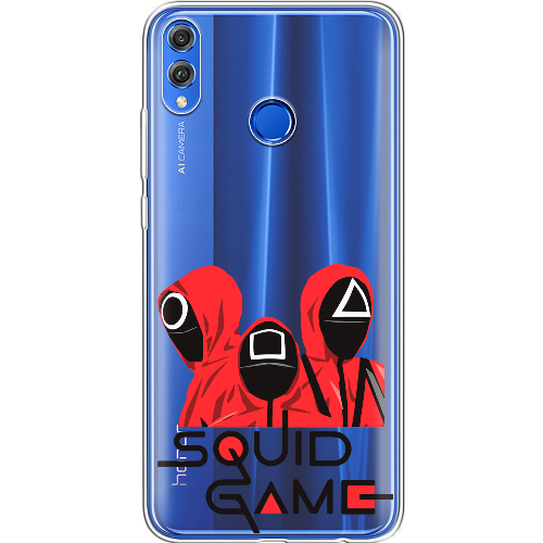 Чехол BoxFace Honor 8x siquid game люди в красном