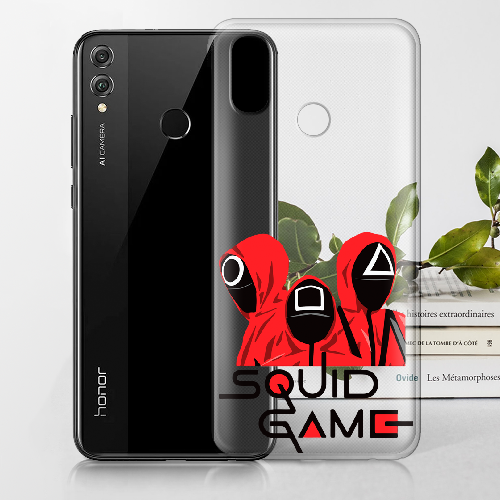 Чехол BoxFace Honor 8x siquid game люди в красном