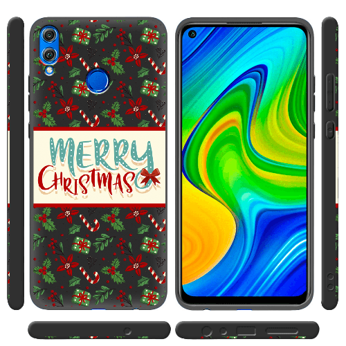 Чехол BoxFace Honor 8x Vintage Christmas Congratulation