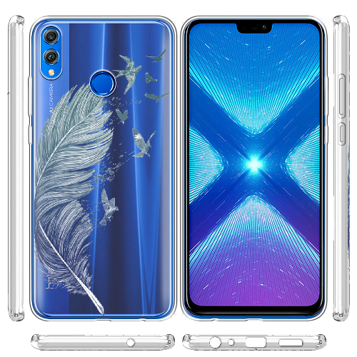 Чехол BoxFace Honor 8x Feather