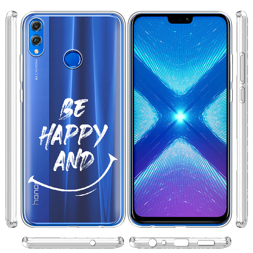 Чехол BoxFace Honor 8x be happy and