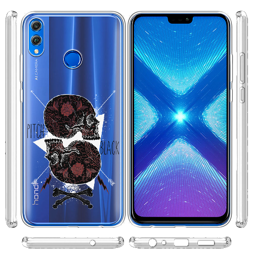 Чехол BoxFace Honor 8x Pitch black