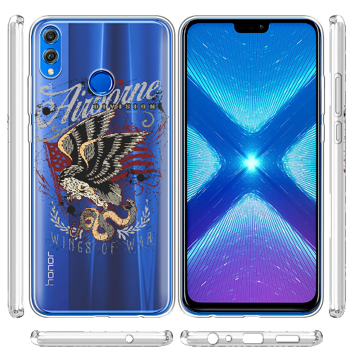 Чехол BoxFace Honor 8x Wings of War