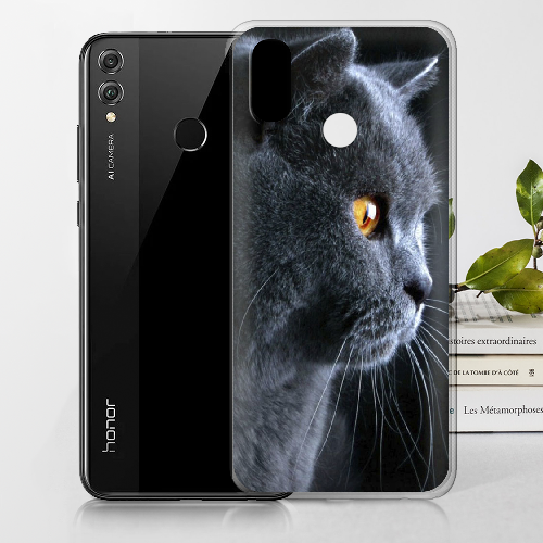 Чехол BoxFace Honor 8x English cat