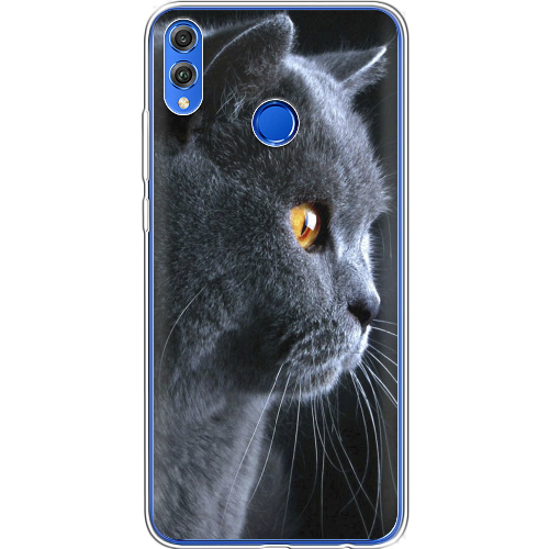 Чехол BoxFace Honor 8x English cat