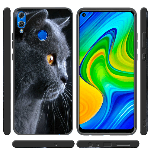 Чехол BoxFace Honor 8x English cat