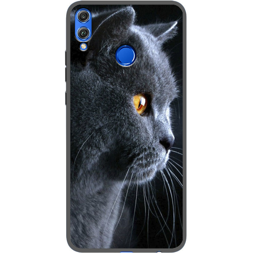 Чехол BoxFace Honor 8x English cat