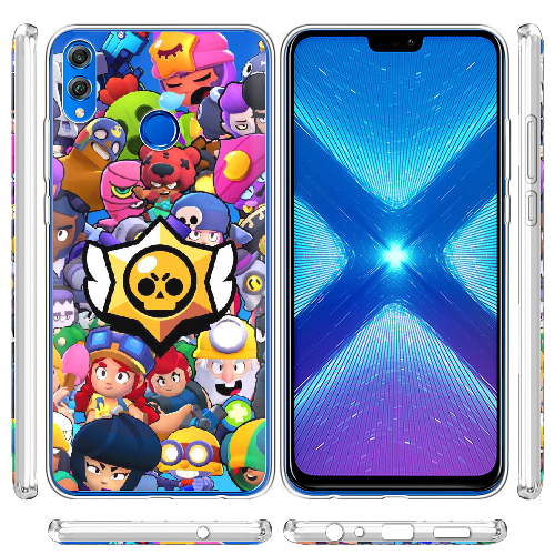 Чехол BoxFace Honor 8x Brawl Stars