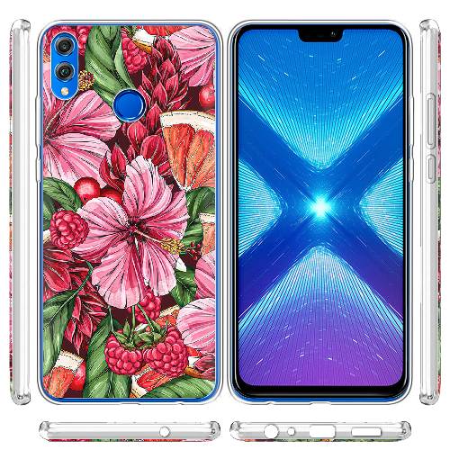 Чехол BoxFace Honor 8x Tropical Flowers