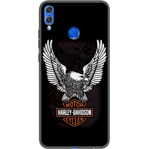 Чехол BoxFace Honor 8x Harley Davidson and eagle