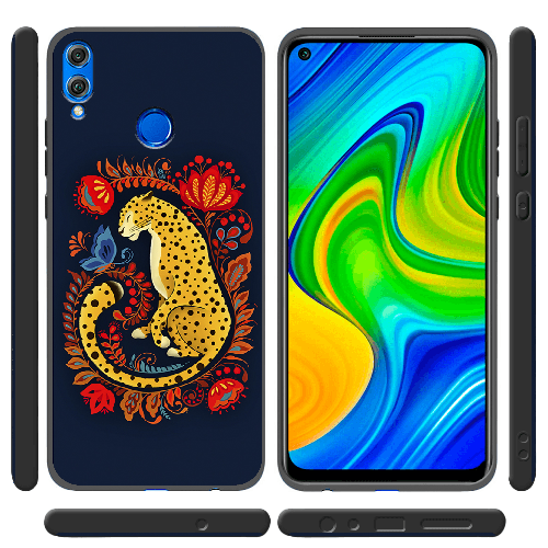 Чехол BoxFace Honor 8x Petrykivka Leopard