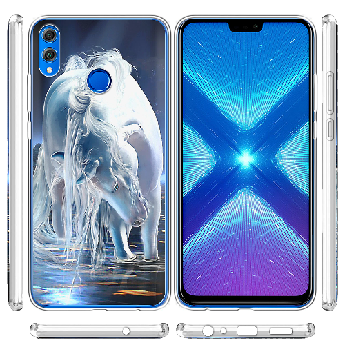 Чехол BoxFace Honor 8x White Horse