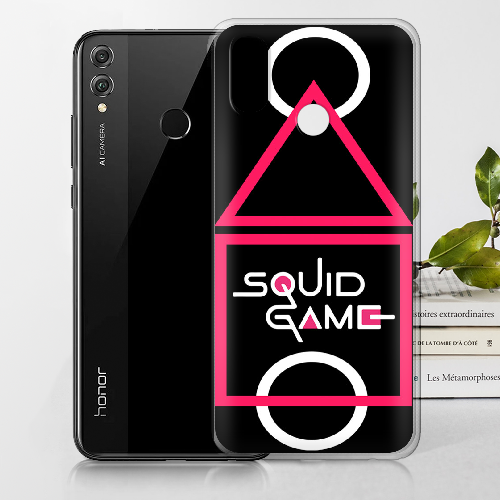 Чехол BoxFace Honor 8x siquid game поле для игры в кальмара