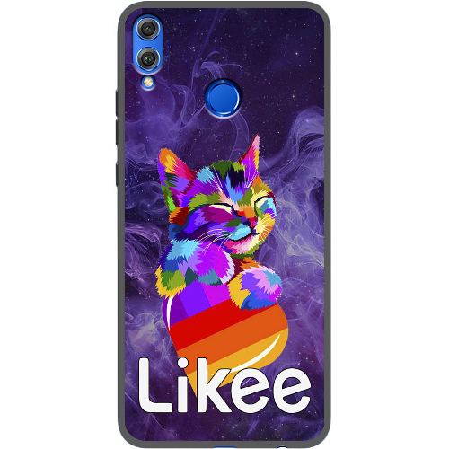 Чехол BoxFace Honor 8x Котик Likee