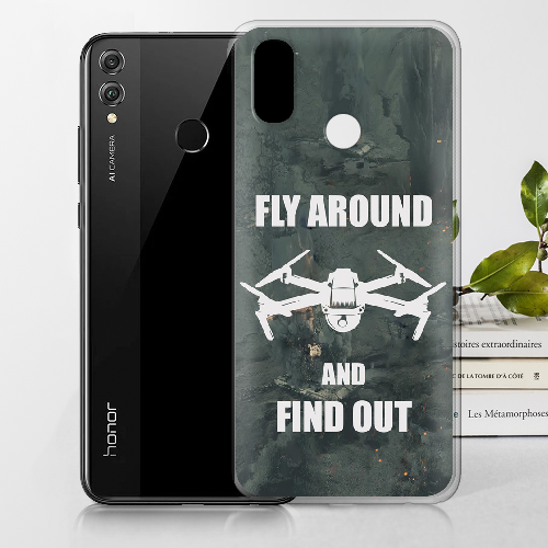 Чехол BoxFace Honor 8x Дрон Fly Around