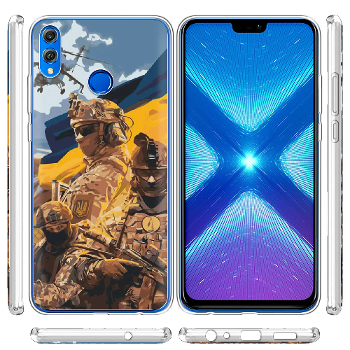 Чехол BoxFace Honor 8x Воїни ЗСУ