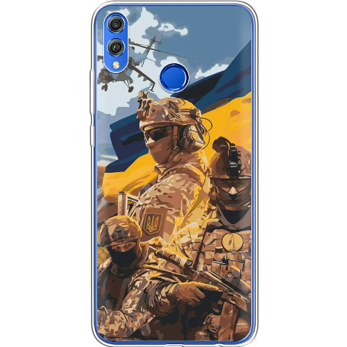 Чехол BoxFace Honor 8x Воїни ЗСУ