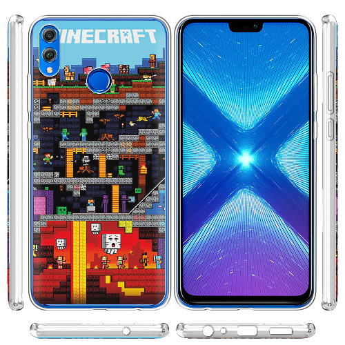 Чехол BoxFace Honor 8x Minecraft Lode Runner