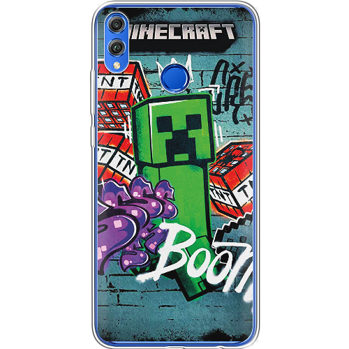 Чехол BoxFace Honor 8x Minecraft Graffiti