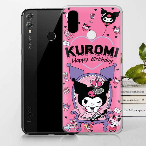 Чехол BoxFace Honor 8x День народження Kuromi