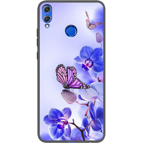 Чехол BoxFace Honor 8x Orchids and Butterflies