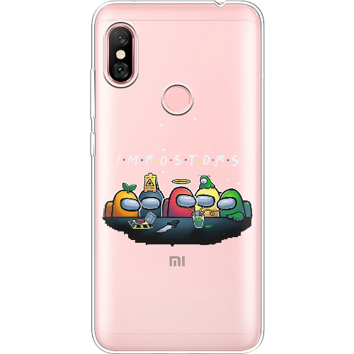 Чехол BoxFace Xiaomi Redmi Note 6 Pro Among Us Impostors