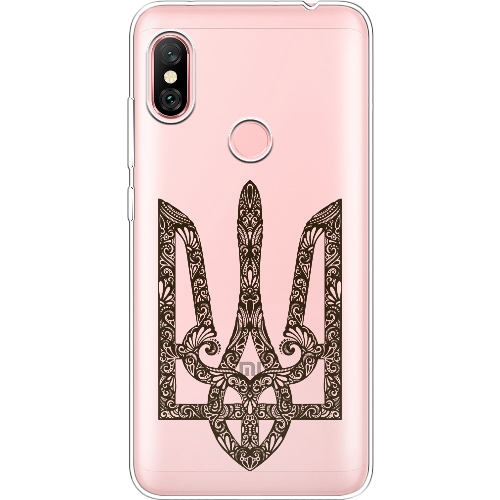 Чехол BoxFace Xiaomi Redmi Note 6 Pro Ukrainian Black Trident