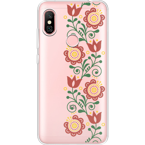 Чехол BoxFace Xiaomi Redmi Note 6 Pro Ethno Flower