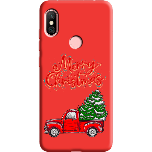 Чехол BoxFace Xiaomi Redmi Note 6 Pro Holiday Car Merry Christmas