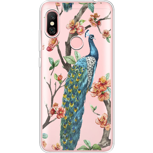 Чехол BoxFace Xiaomi Redmi Note 6 Pro Noble Peacock