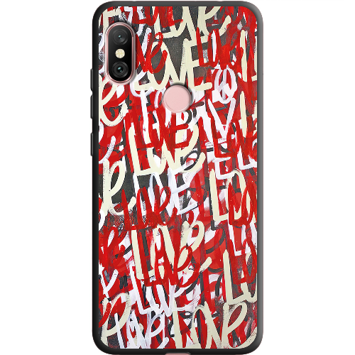 Чехол BoxFace Xiaomi Redmi Note 6 Pro Love Graffiti