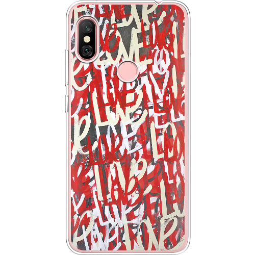Чехол BoxFace Xiaomi Redmi Note 6 Pro Love Graffiti