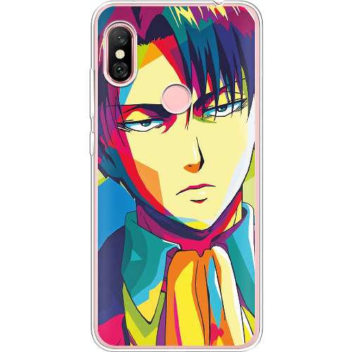 Чехол BoxFace Xiaomi Redmi Note 6 Pro Attack on titan Levi Anime Pop