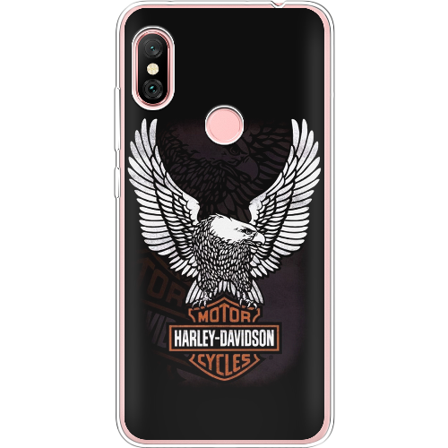 Чехол BoxFace Xiaomi Redmi Note 6 Pro Harley Davidson and eagle