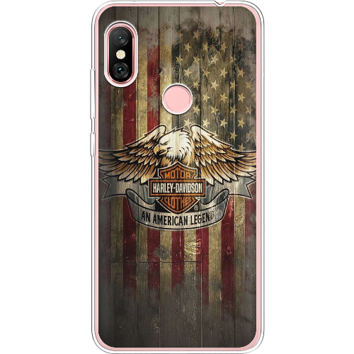 Чехол BoxFace Xiaomi Redmi Note 6 Pro Harley Davidson An American Legend