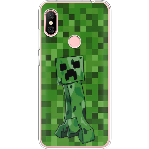 Чехол BoxFace Xiaomi Redmi Note 6 Pro Minecraft Creeper