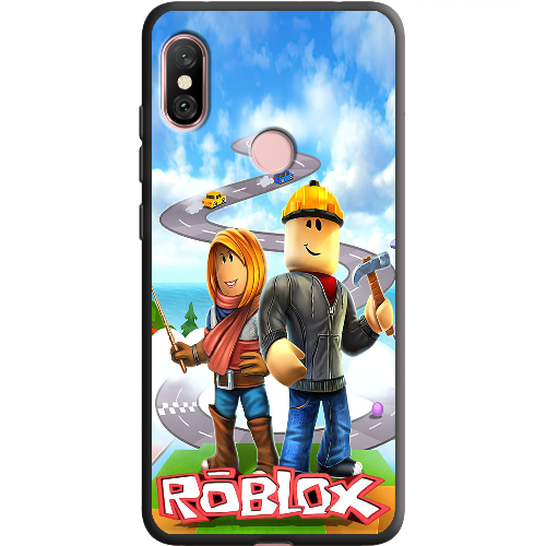 Чехол BoxFace Xiaomi Redmi Note 6 Pro Roblox Білдерман