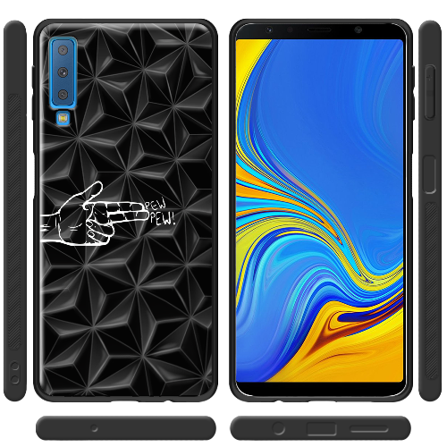 Чехол BoxFace Samsung A750 Galaxy A7 2018 Pew Pew