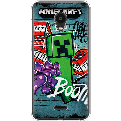 Чехол BoxFace Meizu C9 Minecraft Graffiti