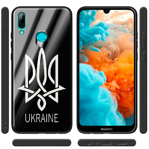 Чехол BoxFace Huawei P Smart 2019 Тризуб монограмма UKRAINE