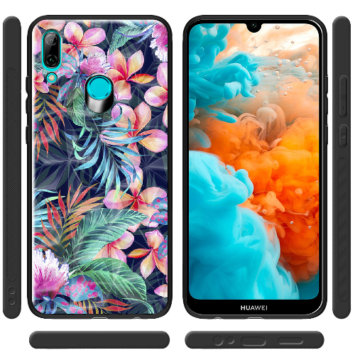 Чехол BoxFace Huawei P Smart 2019 flowers in the tropics