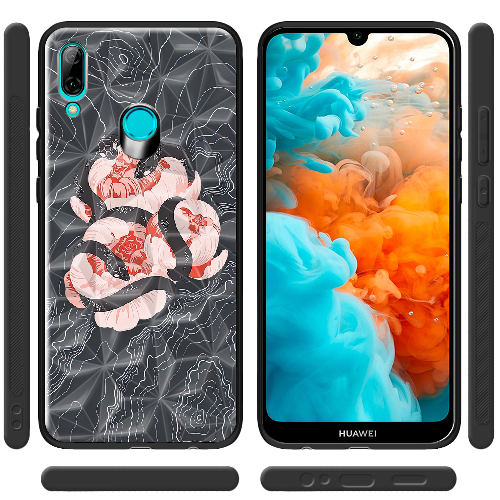 Чехол BoxFace Huawei P Smart 2019 Snake Rose