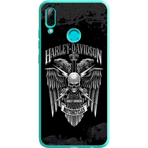 Чехол BoxFace Huawei P Smart 2019 Harley Davidson skull and eagles